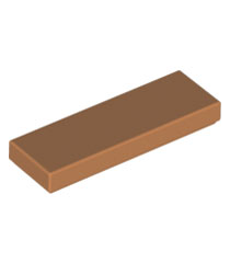 LEGO - Tegel 1 x 3 - Medium Nougat | N - Thumbnail