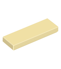 LEGO - Tegel 1 x 3 - Tan | N - Thumbnail