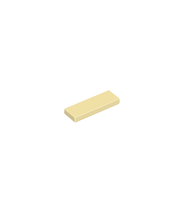 LEGO - Tegel 1 x 3 - Tan | N