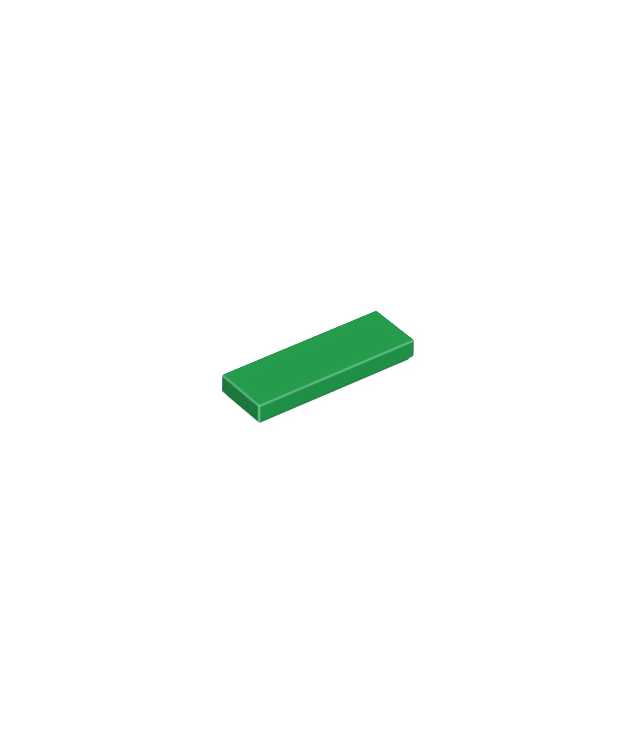LEGO - Tegel 1 x 3 - Green | N