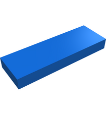 LEGO - Tegel 1 x 3 - Blue | N - Thumbnail