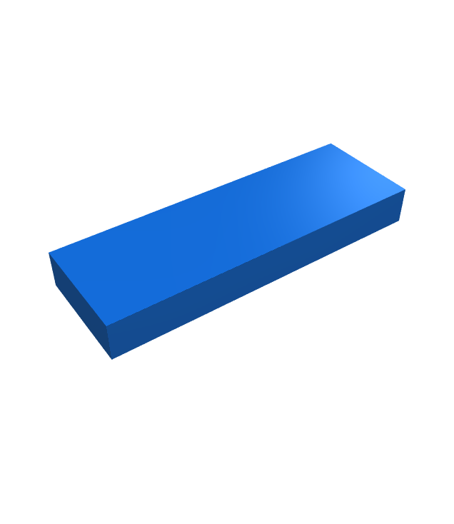 LEGO - Tegel 1 x 3 - Blue | N