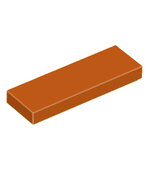 LEGO - Tegel 1 x 3 - Dark Orange | N - Thumbnail