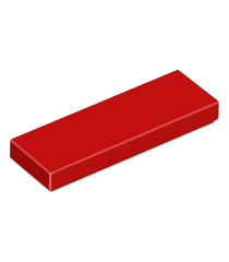 LEGO - Tegel 1 x 3 - Red | N - Thumbnail