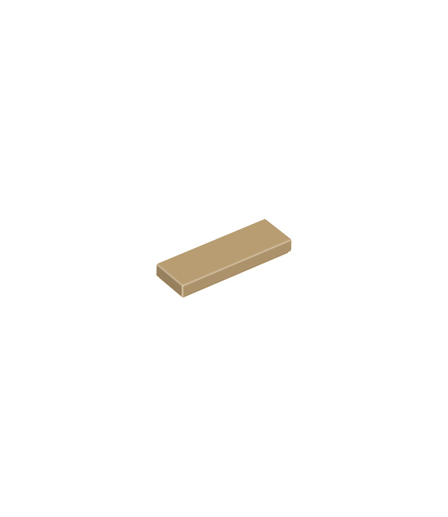 LEGO - Tegel 1 x 3 - Dark Tan | N
