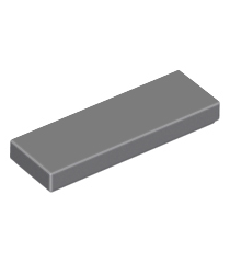 LEGO - Tegel 1 x 3 - Dark Bluish Gray | N - Thumbnail