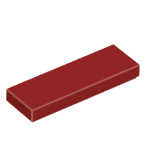 LEGO - Tegel 1 x 3 - Dark Red | N - Thumbnail