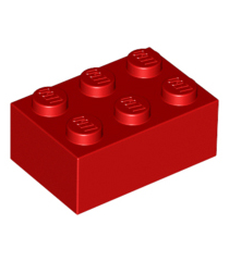 LEGO - Steen 2 x 3 - Red | N - Thumbnail