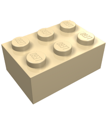 LEGO - Steen 2 x 3 - Tan | N - Thumbnail