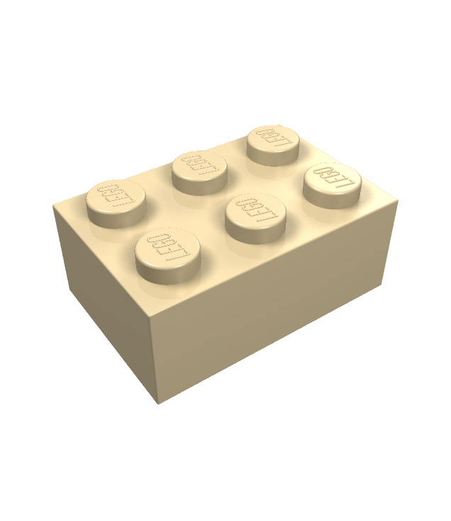LEGO - Steen 2 x 3 - Tan | N