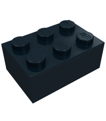 LEGO - Steen 2 x 3 - Black | N - Thumbnail