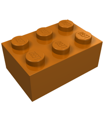 LEGO - Steen 2 x 3 - Dark Orange | N - Thumbnail