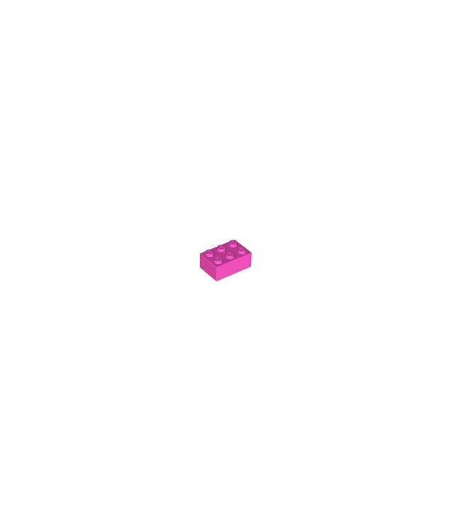LEGO - Steen 2 x 3 - Dark Pink | N