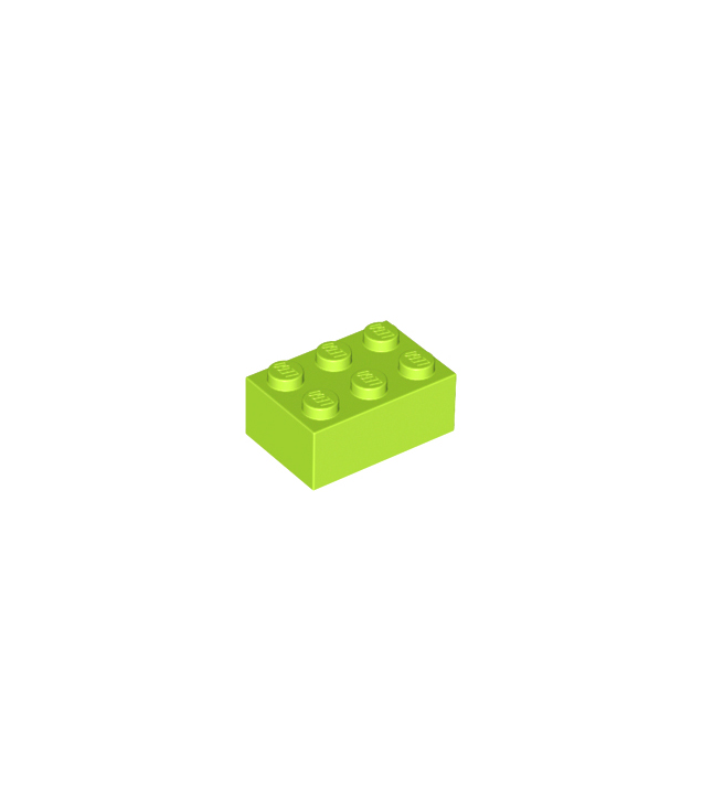 LEGO - Steen 2 x 3 - Lime | N