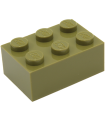 LEGO - Steen 2 x 3 - Olive Green | N - Thumbnail