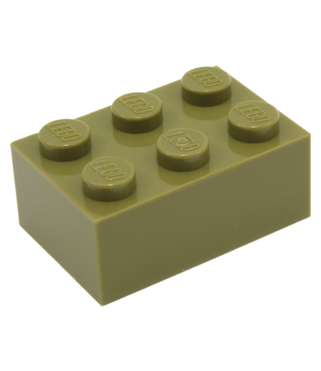 LEGO - Steen 2 x 3 - Olive Green | N