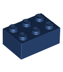 LEGO - Steen 2 x 3 - Dark Blue | N - Thumbnail