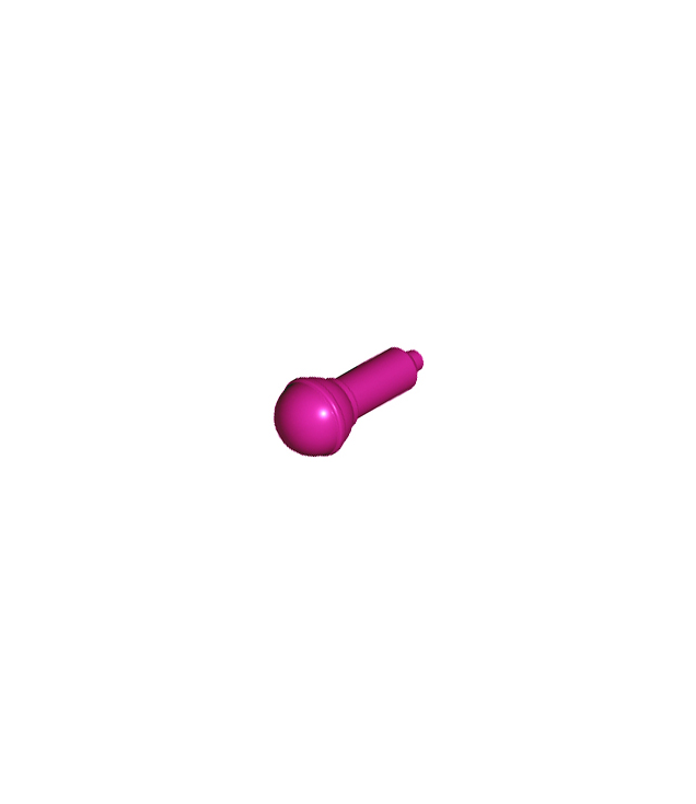 LEGO - Minifiguur-accessoire, microfoon - Magenta | N