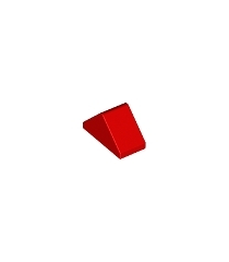 LEGO - Helling 45 graden 2 x 1 dubbel met onderop een nophouder - Red | N - Thumbnail