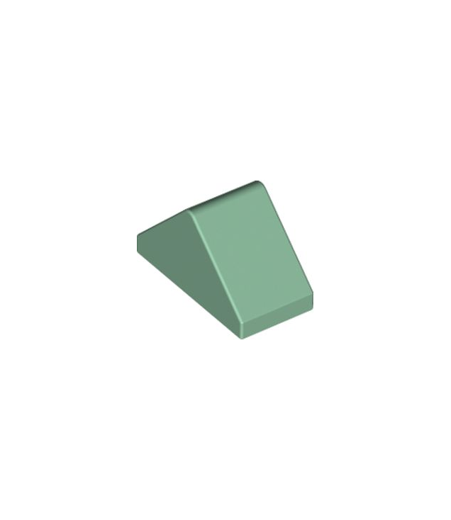 LEGO - Helling 45 graden 2 x 1 dubbel met onderop een nophouder - Sand Green | N