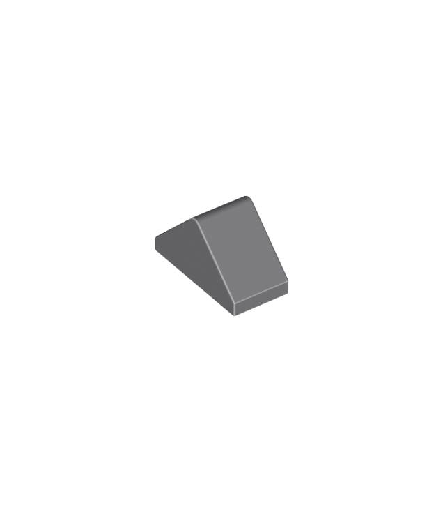 LEGO - Helling 45 graden 2 x 1 dubbel met onderop een nophouder - Dark Bluish Gray | N