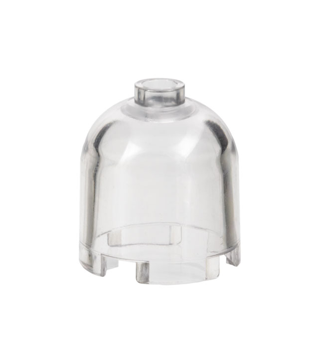 LEGO - Steen, rond 2 x 2 x 1 2/3 koepelvormige bovenkant - Trans-Clear | N