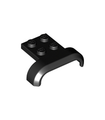 LEGO - Voertuig, spatbord 4 x 3 x 1 met gebogen boog - Black | N - Thumbnail