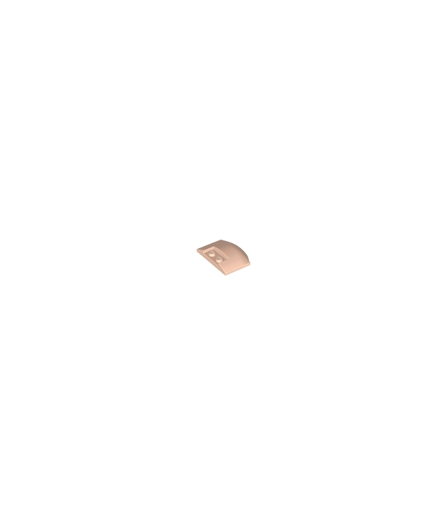 LEGO - Wig 3 x 4 x 2/3 driedubbel gebogen - Light Nougat | N