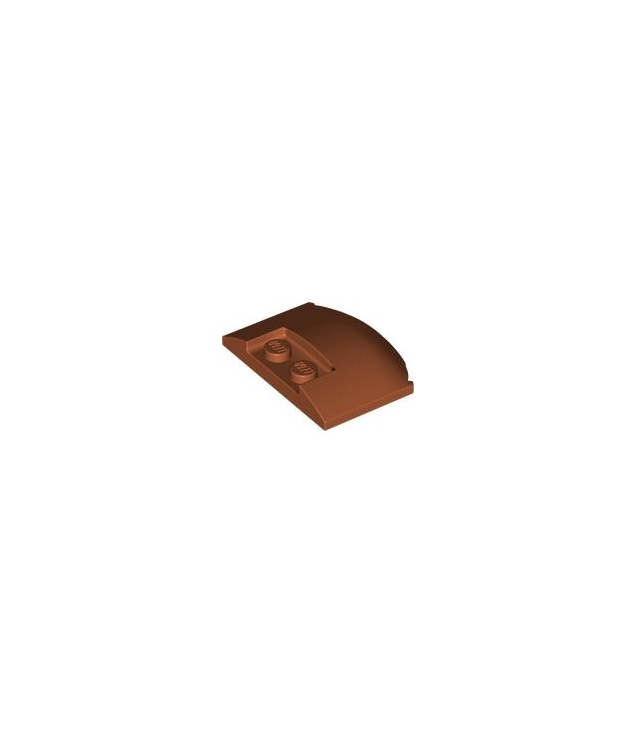 LEGO - Wig 3 x 4 x 2/3 driedubbel gebogen - Dark Orange | N