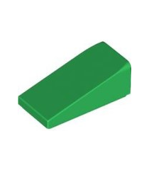 LEGO - Helling 18 graden 2 x 1 x 2/3 - Green | N - Thumbnail
