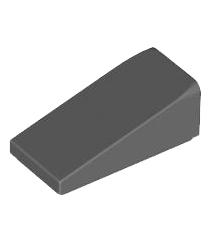 LEGO - Helling 18 graden 2 x 1 x 2/3 - Dark Bluish Gray | N - Thumbnail