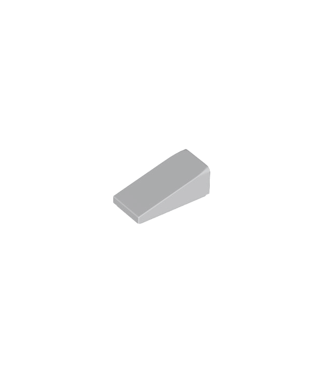 LEGO - Helling 18 graden 2 x 1 x 2/3 - Light Bluish Gray | N