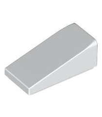 LEGO - Helling 18 graden 2 x 1 x 2/3 - White | N - Thumbnail