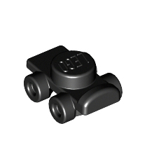 LEGO - Minifiguur-voetuitrusting rolschaats - Black | N - Thumbnail