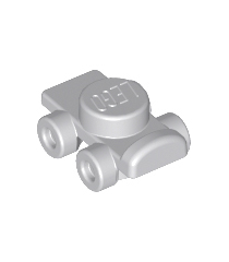 LEGO - Minifiguur-voetuitrusting rolschaats - Light Bluish Gray | N - Thumbnail