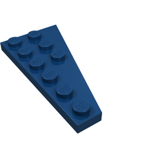 LEGO - Wig, plaat 6 x 3 links - Dark Blue | N - Thumbnail