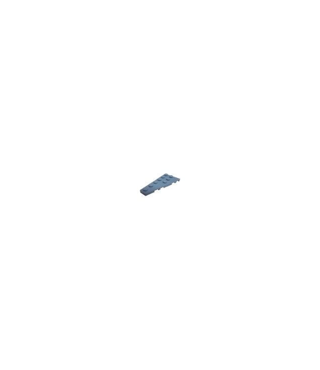 LEGO - Wig, plaat 6 x 3 links - Sand Blue | N