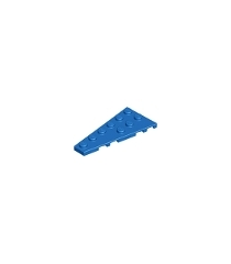 LEGO - Wig, plaat 6 x 3 links - Blue | N - Thumbnail