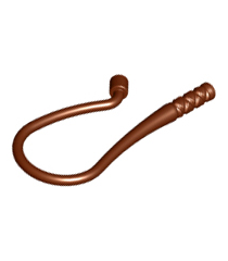 LEGO - Minifiguur-wapen zweep gebogen flexibel - Reddish Brown | N - Thumbnail