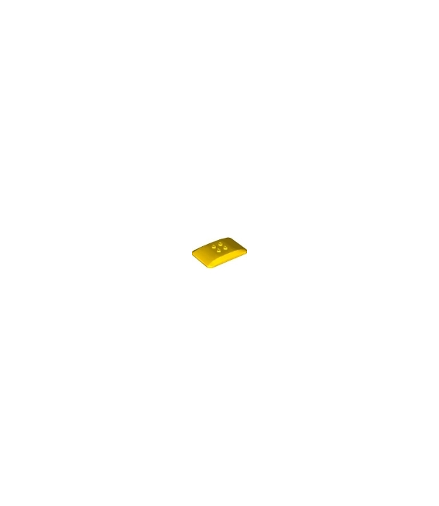 LEGO - Wig 6 x 4 x 2/3 viervoudig gebogen - Yellow | N