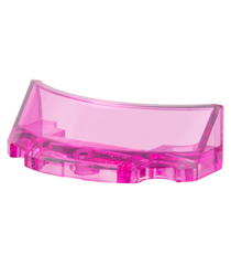 LEGO - Ruit 2 x 4 x 1 gebogen - Trans-Dark Pink | N - Thumbnail