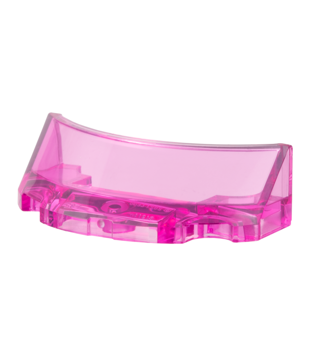 LEGO - Ruit 2 x 4 x 1 gebogen - Trans-Dark Pink | N
