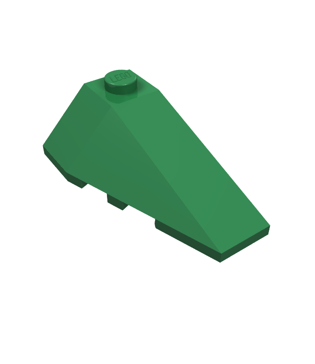 LEGO - Wig 4 x 2 driedubbel rechts - Green | N