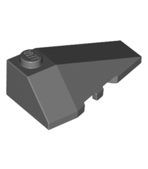LEGO - Wig 4 x 2 driedubbel rechts - Dark Bluish Gray | N - Thumbnail