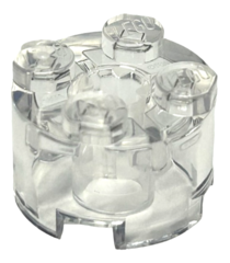 LEGO - Steen, rond 2 x 2 met as-gat - Trans-Clear | N - Thumbnail