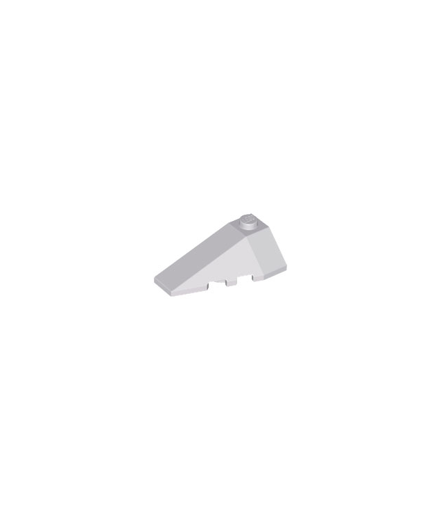 LEGO - Wig 4 x 2 driedubbel links - Light Bluish Gray | N