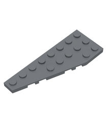 LEGO - Wig, plaat 8 x 3 vijfhoekig links - Dark Bluish Gray | N - Thumbnail