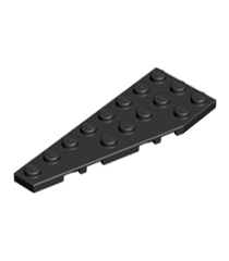 LEGO - Wig, plaat 8 x 3 vijfhoekig links - Black | N - Thumbnail