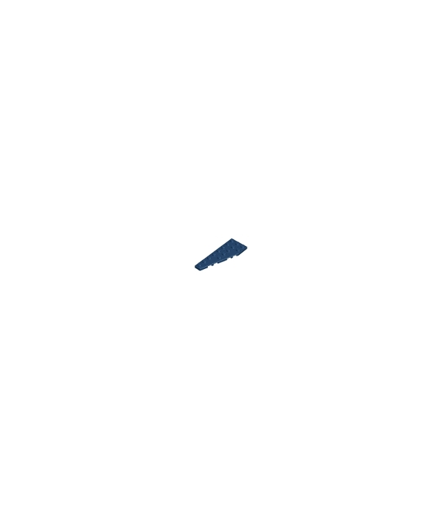 LEGO - Wig, plaat 8 x 3 vijfhoekig links - Dark Blue | N
