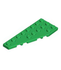 LEGO - Wig, plaat 8 x 3 vijfhoekig links - Green | N - Thumbnail